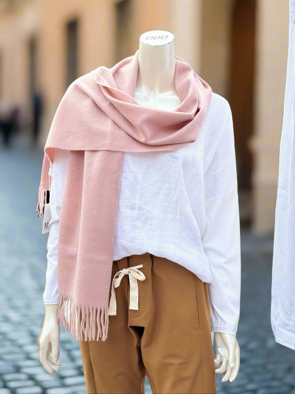 Amalfi 100% Cashmere Scarf | Porcini