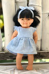 Miniland Doll Clothes | Chloe Dress & Headband 38cm