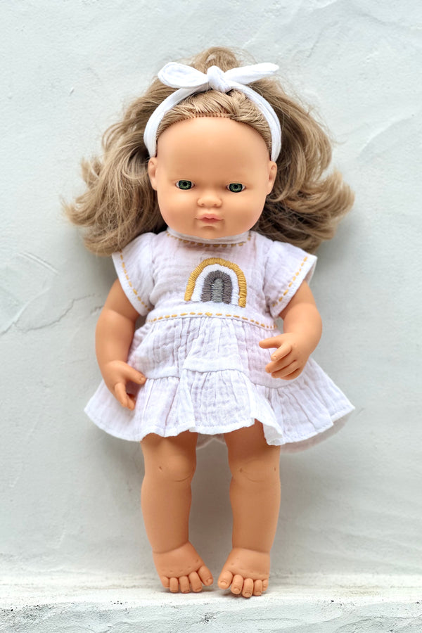 Miniland Doll Clothes | Coco Dress & Headband 38cm