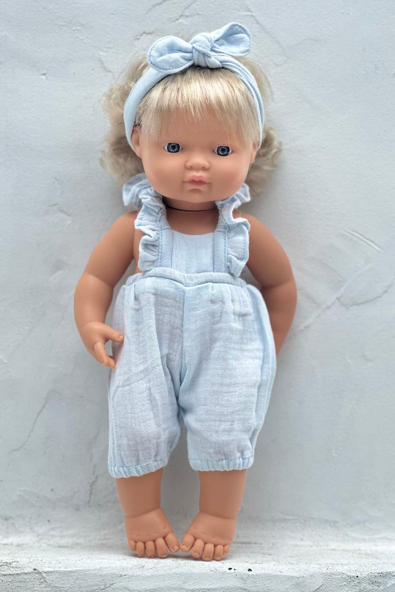 Miniland Doll Clothes | Olivia Romper & Headband 38cm