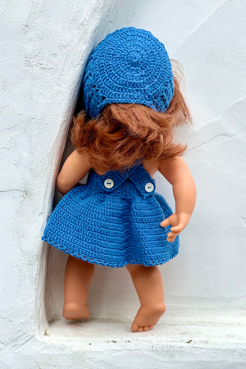 Miniland Doll Clothes | Pippa Dress & Bonnet 38cm