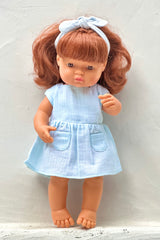 Miniland Doll Clothes | Hazel Dress & Headband 38cm