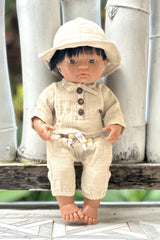 Miniland Doll Clothes | Noah Top, Pants & Hat 38cm