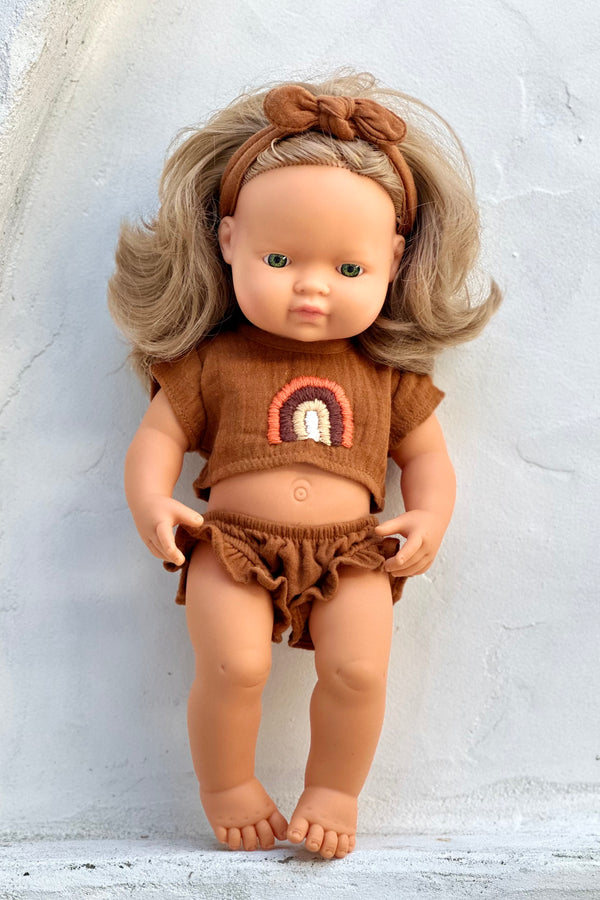 Miniland Doll Clothes | Sophia Top, Pants & Headband 38cm