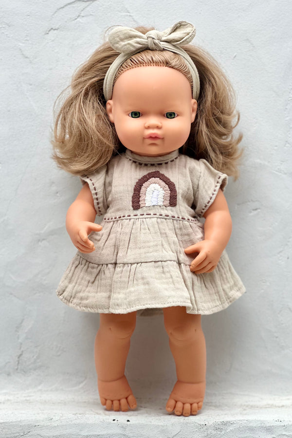 Miniland Doll Clothes | Coco Dress & Headband 38cm
