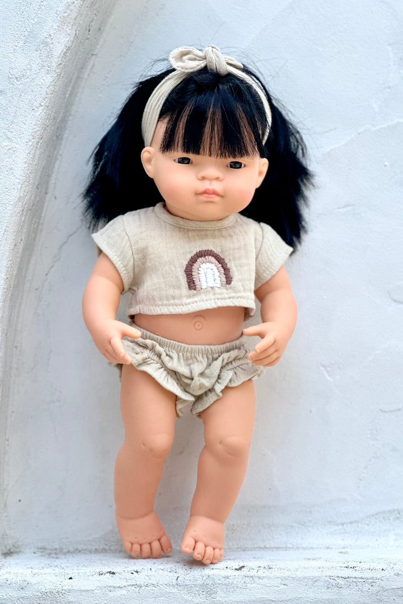 Miniland Doll Clothes | Sophia Top, Pants & Headband 38cm