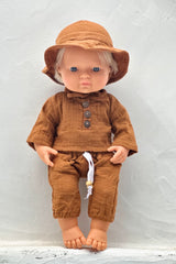 Miniland Doll Clothes | Noah Top, Pants & Hat 38cm