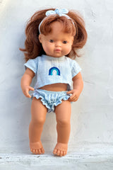 Miniland Doll Clothes | Sophia Top, Pants & Headband 38cm